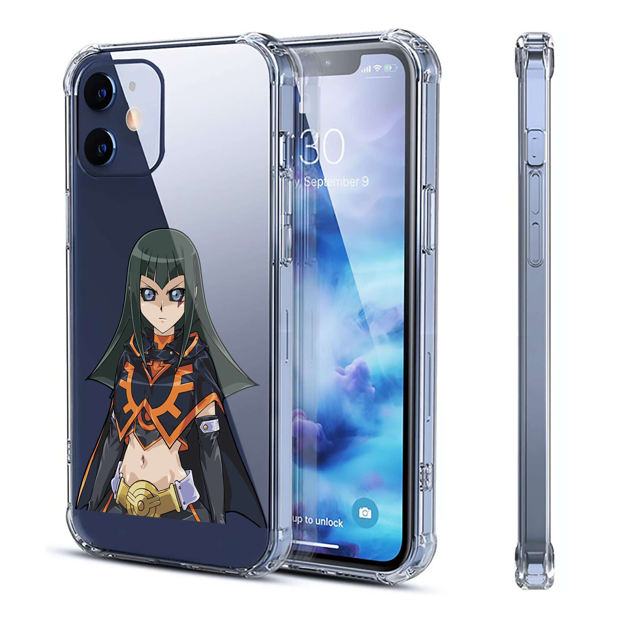 （画像用） 遊☆戯☆王 Yu-Gi-Oh! 【iPhone 12シリーズ対応】透明スマホケース（クリアソフトケース）
